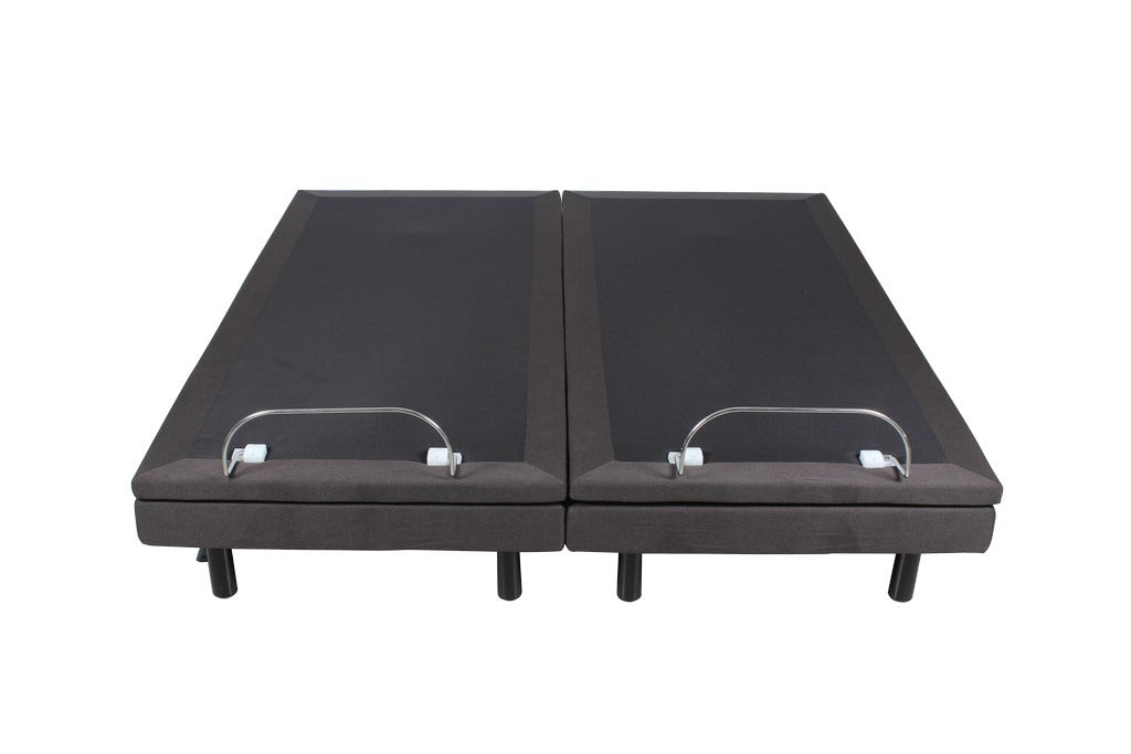 Adjustable Queen/Split Queen base, royal mattress and bed frame